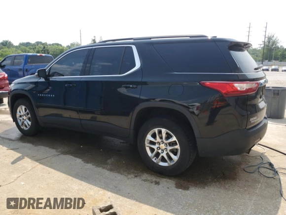 2019 Chevrolet Traverse LT Cloth with VIN 1GNERGKW7KJ161097, listed as a Copart auction lot 59215945 with 117,974 mi miles and Salvage title. Bid and sale history available at DreamBid. Image 2.