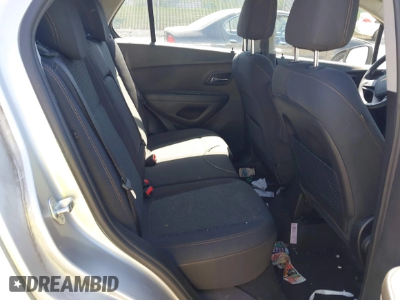 2018 Chevrolet Trax LS with VIN 3GNCJKSB1JL420107, listed as a IAAI auction lot 42129972 with 595,541 mi miles. Bid and sale history available at carsss.com. Image 8.