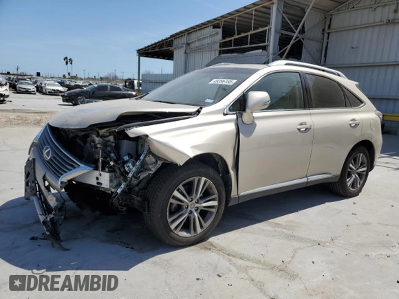2015 Lexus RX 350 with VIN 2T2ZK1BA1FC174618, listed as a Copart auction lot 49396185 with 57,217 mi miles and Salvage Title. Bid and sale history available at carsss.com. Image 1.
