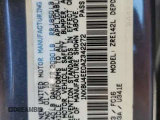 2010 Toyota Corolla with VIN 1NXBU4EE0AZ342272, listed as a Copart auction lot 53441045 with 171,151 mi miles and Clean Title. Bid and sale history available at carsss.com. Image 12.