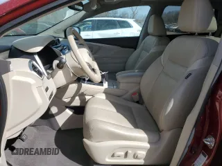 2017 Nissan Murano SL with VIN 5N1AZ2MH2HN198015, listed as a Copart auction lot 47295485 with 47,946 mi miles and Salvage Title. Bid and sale history available at carsss.com. Image 7.