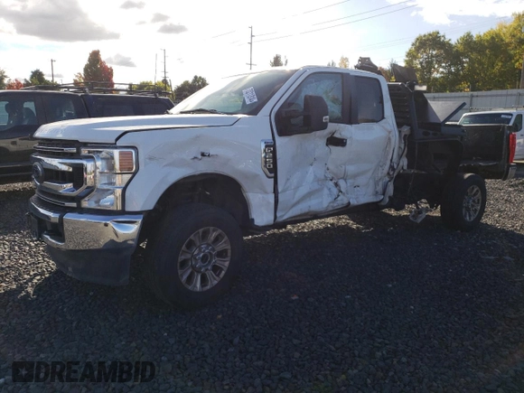 2022 Ford F-250 XL with VIN 1FT7X2B63NEG34856, listed as a Copart auction lot 70211314 with 30,919 mi miles and Salvage Title. Bid and sale history available at DreamBid. Image 1.