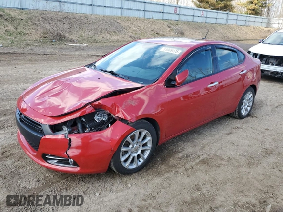 2013 Dodge Dart Limited with VIN 1C3CDFCA5DD293163, listed as a Copart auction lot 51969175 with 116,810 mi miles and Clean Title. Bid and sale history available at DreamBid. Image 1.