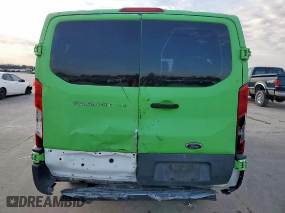 2015 Ford Transit Cargo with VIN 1FTNR1ZM6FKB03606, listed as a Copart auction lot 45569935 with 209,179 mi miles and Clean Title. Bid and sale history available at carsss.com. Image 6.