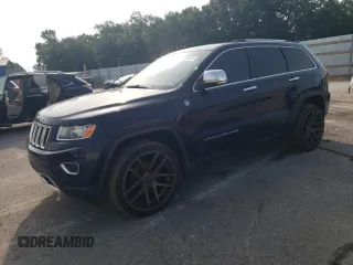 2014 Jeep Grand Cherokee Limited with VIN 1C4RJFBG8EC379899, listed as a Copart auction lot 59809145 with 163,106 mi miles and Salvage title. Bid and sale history available at DreamBid. Image 1.
