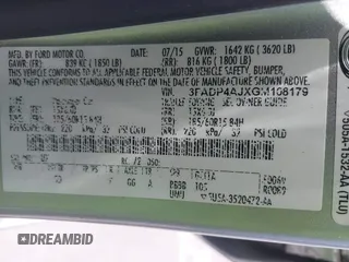 2016 Ford Fiesta S with VIN 3FADP4AJXGM108179, listed as a IAAI auction lot 42496328 with 106,590 mi miles and . Bid and sale history available at DreamBid. Image 9.