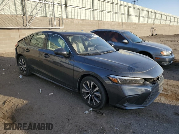 2022 Honda Civic EX-L z VIN 19XFL1H74NE019660, wystawiony jako Copart lot #50934285 z przebiegiem 24 786 mil mil oraz Szkoda całkowita • Salvage title. Historia ofert i sprzedaży dostępna na DreamBid. Obrazek 4.