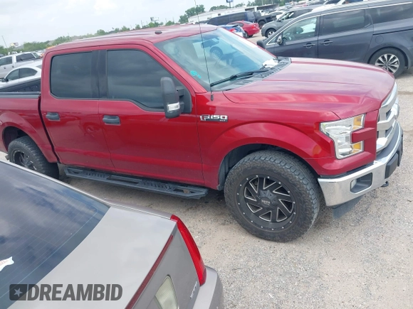 2017 Ford F-150 XL with VIN 1FTEW1EF1HKD11704, listed as a IAAI auction lot 42104633 with 105,104 mi miles. Bid and sale history available at carsss.com. Image 13.