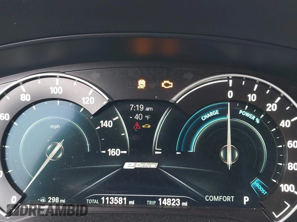 2018 BMW 5 Series 530e with VIN WBAJA9C56JB252738, listed as a IAAI auction lot 42260352 with 113,581 mi miles and . Bid and sale history available at DreamBid. Image 16.