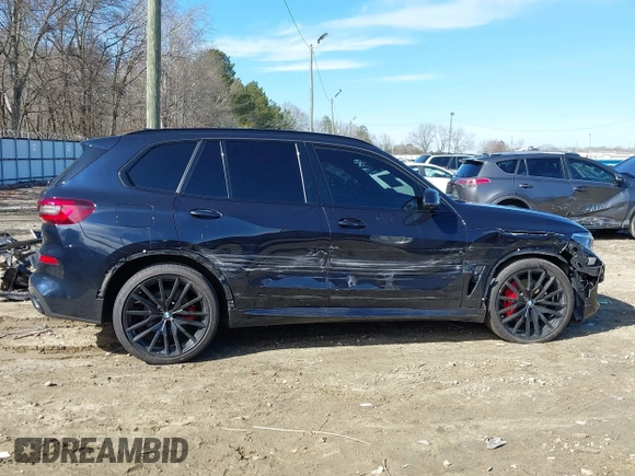 2022 BMW X5 sDrive40i with VIN 5UXCR4C02N9N07702, listed as a IAAI auction lot 41452480 with 52,275 mi miles. Bid and sale history available at carsss.com. Image 13.