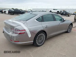 2023 Genesis G80 with VIN KMTGE4S1XPU006759, listed as a IAAI auction lot 37967251 with 3,047 mi miles and . Bid and sale history available at carsss.com. Image 4.