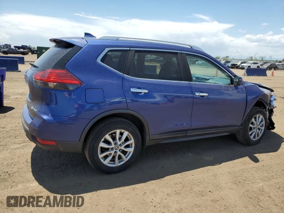 2017 Nissan Rogue SV with VIN KNMAT2MV1HP547195, listed as a Copart auction lot 60706425 with 138,162 mi miles and Salvage title. Bid and sale history available at DreamBid. Image 3.