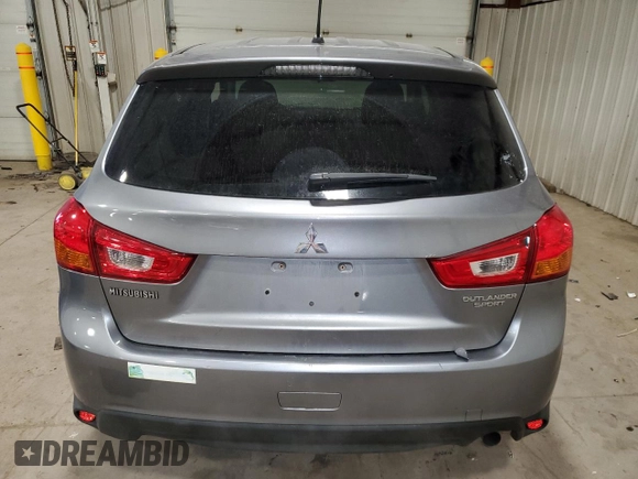 2015 Mitsubishi Outlander Sport ES with VIN 4A4AP3AU4FE001191, listed as a Copart auction lot 88048565 with 90,577 mi miles and Salvage Title. Bid and sale history available at carsss.com. Image 6.