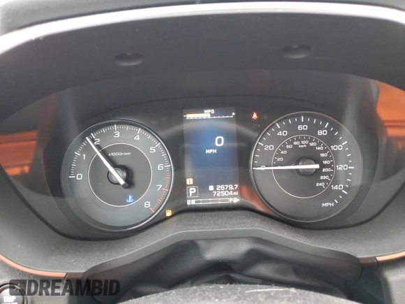 2017 Subaru Impreza Premium with VIN 4S3GTAD60H3739678, listed as a Copart auction lot 51937815 with 72,504 mi miles and Salvage title. Bid and sale history available at DreamBid. Image 9.