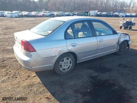 2002 Honda Civic LX with VIN 2HGES16602H581131, listed as a IAAI auction lot 40993388 with 116,663 mi miles. Bid and sale history available at carsss.com. Image 4.