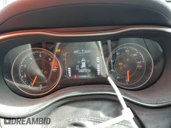 2020 Jeep Cherokee Latitude Plus with VIN 1C4PJMLBXLD617175, listed as a Copart auction lot 50235775 with 119,508 mi miles and Salvage Title. Bid and sale history available at DreamBid. Image 9.