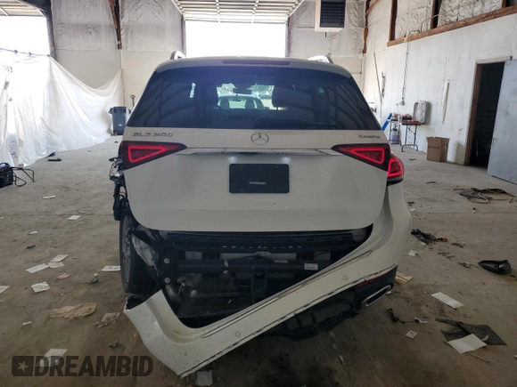 2021 Mercedes-Benz GLE 350 with VIN 4JGFB4KB4MA430877, listed as a Copart auction lot 61989165 with 20,859 mi miles and Salvage title. Bid and sale history available at DreamBid. Image 6.