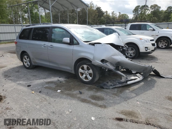 2015 Toyota Sienna LE AAS with VIN 5TDKK3DC9FS599320, listed as a Copart auction lot 49948945 with 0 mi miles and Salvage Title. Bid and sale history available at carsss.com. Image 4.