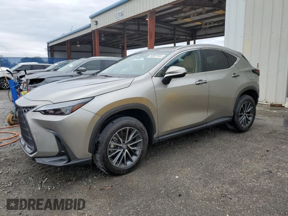 2025 Lexus NX with VIN 2T2GDCAZ6SC021165, listed as a Copart auction lot 86901944 with 165 mi miles and Non Repairable. Bid and sale history available at carsss.com. Image 1.
