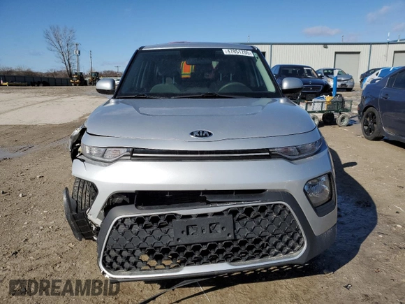 2020 Kia Soul S with VIN KNDJ23AUXL7097804, listed as a Copart auction lot 47851705 with 76,568 mi miles and Salvage Title. Bid and sale history available at carsss.com. Image 5.