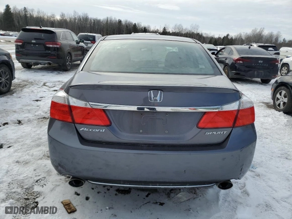 2015 Honda Accord Sedan Sport with VIN 1HGCR2F59FA801810, listed as a Copart auction lot 47071345 with 0 mi miles and Clean Title. Bid and sale history available at carsss.com. Image 6.
