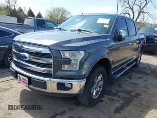2015 Ford F-150 XL with VIN 1FTEW1CGXFFA33502, listed as a IAAI auction lot 41833755 with 128,475 mi miles. Bid and sale history available at carsss.com. Image 17.