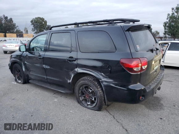 2021 Toyota Sequoia TRD Pro with VIN 5TDEY5B15MS184131, listed as a Copart auction lot 82616744 with 54,038 mi miles and Salvage Title. Bid and sale history available at carsss.com. Image 2.