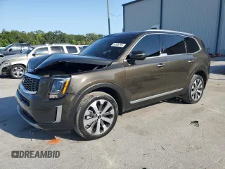 2022 Kia Telluride S z VIN 5XYP64HC0NG223272, wystawiony jako Copart lot #54598795 z przebiegiem 38 048 mil mil oraz Szkody całkowita. Historia ofert i sprzedaży dostępna na DreamBid. Obrazek 1.