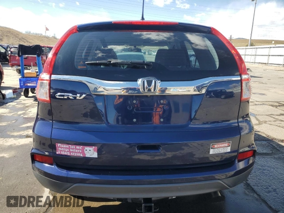 2015 Honda CR-V LX with VIN 2HKRM3H32FH556804, listed as a Copart auction lot 49347045 with 132,862 mi miles and Salvage Title. Bid and sale history available at carsss.com. Image 6.