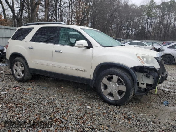 2008 GMC Acadia SLT2 with VIN 1GKER33758J179135, listed as a Copart auction lot 42543635 with 215,482 mi miles and Salvage Title. Bid and sale history available at carsss.com. Image 4.