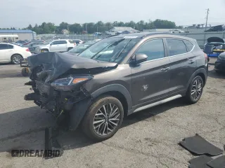 2020 Hyundai Tucson Ultimate with VIN KM8J3CAL1LU145370, listed as a Copart auction lot 62810955 with 60,850 mi miles and Salvage title. Bid and sale history available at DreamBid. Image 1.