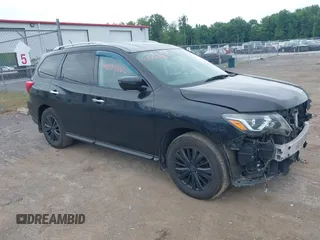 2017 Nissan Pathfinder SV with VIN 5N1DR2MM8HC611268, listed as a IAAI auction lot 42572232 with 128,500 mi miles and . Bid and sale history available at DreamBid. Image 1.