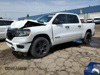2024 Ram 1500 Big Horn with VIN 1C6SRFFT0RN165184, listed as a Copart auction lot 56154285 with 20,599 mi miles and Clean title. Bid and sale history available at DreamBid. Image 1.