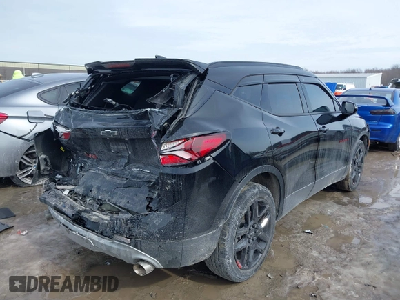 2021 Chevrolet Blazer LT z VIN 3GNKBJRS7MS529657, wystawiony jako IAAI lot #41646822 z przebiegiem 53 266 mil mil oraz . Historia ofert i sprzedaży dostępna na DreamBid. Obrazek 4.
