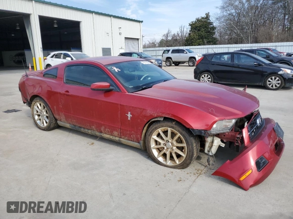 2011 Ford Mustang V6 with VIN 1ZVBP8AM1B5105444, listed as a Copart auction lot 47071455 with Not Provided miles and Salvage Title. Bid and sale history available at carsss.com. Image 4.