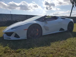 2020 Lamborghini Huracan z VIN ZHWUT5ZF5LLA15314, wystawiony jako Copart lot #58308943 z przebiegiem 11 958 mil mil oraz Szkody całkowita. Historia ofert i sprzedaży dostępna na DreamBid. Obrazek 1.