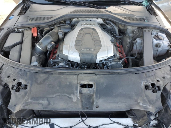 2017 Audi A8 with VIN WAU44AFD9HN011290, listed as a Copart auction lot 45594565 with 59,720 mi miles and Salvage Title. Bid and sale history available at DreamBid. Image 11.