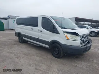 2016 Ford Transit Wagon XL with VIN 1FBZX2ZM8GKA32850, listed as a IAAI auction lot 41486164 with 296,493 mi miles. Bid and sale history available at carsss.com. Image 1.
