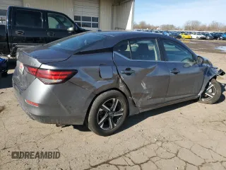 2024 Nissan Sentra SV with VIN 3N1AB8CV8RY296279, listed as a Copart auction lot 46905645 with Not Provided miles and Salvage Title. Bid and sale history available at carsss.com. Image 3.