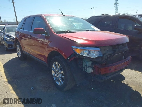 2013 Ford Edge Limited with VIN 2FMDK4KC7DBB66557, listed as a IAAI auction lot 41860046 with 136,414 mi miles. Bid and sale history available at carsss.com. Image 1.