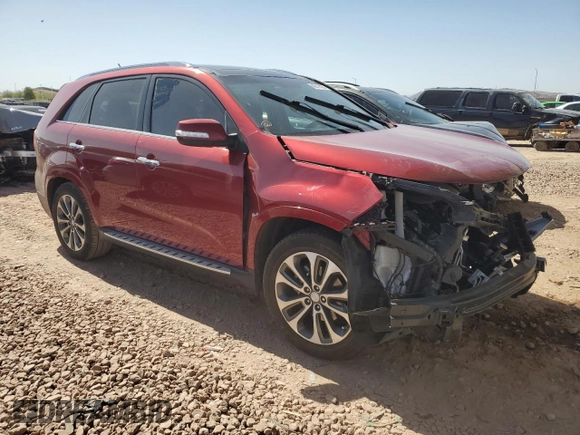 2014 Kia Sorento SX with VIN 5XYKW4A78EG518725, listed as a Copart auction lot 46819425 with 0 mi miles and Salvage Title. Bid and sale history available at carsss.com. Image 4.