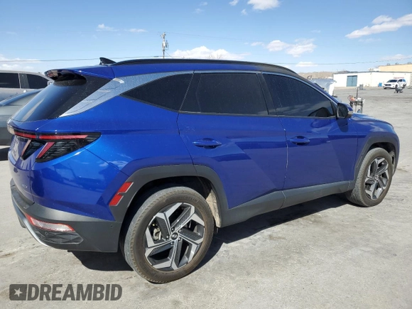 2023 Hyundai Tucson Limited with VIN 5NMJECAE4PH225971, listed as a Copart auction lot 49006685 with 36,938 mi miles and Salvage title. Bid and sale history available at DreamBid. Image 3.