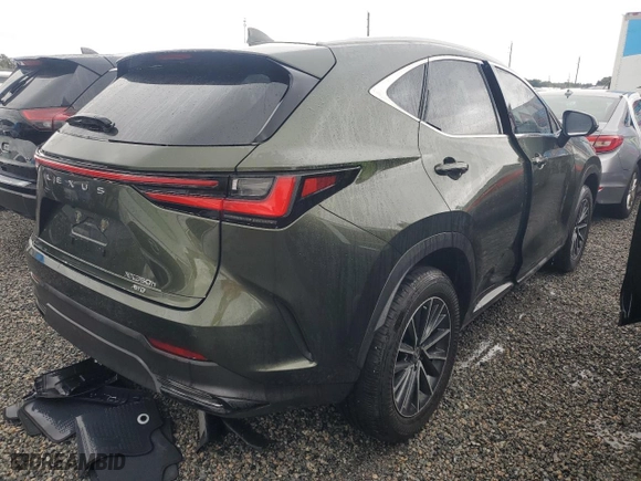 2024 Lexus NX with VIN JTJHKCEZ4R2026511, listed as a Copart auction lot 74019894 with 5,804 mi miles and Non Repairable. Bid and sale history available at carsss.com. Image 3.