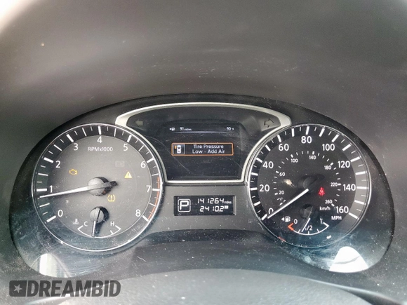 2015 Nissan Altima 2.5 with VIN 1N4AL3AP7FN308843, listed as a Copart auction lot 57144665 with 141,264 mi miles and Salvage title. Bid and sale history available at DreamBid. Image 9.