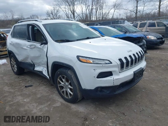 2016 Jeep Cherokee Latitude with VIN 1C4PJMCB0GW236445, listed as a IAAI auction lot 41940114 with 159,168 mi miles and . Bid and sale history available at DreamBid. Image 1.