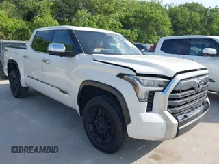 2022 Toyota Tundra 1794 Edition with VIN 5TFMA5DB0NX009609, listed as a IAAI auction lot 42063639 with 79,697 mi miles and . Bid and sale history available at DreamBid. Image 1.