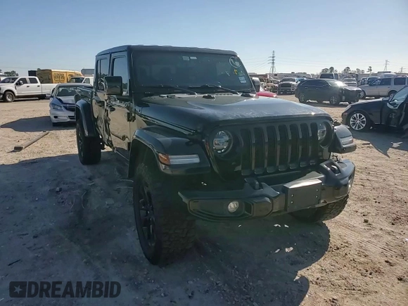 2022 Jeep Gladiator Overland with VIN 1C6HJTFG2NL129862, listed as a Copart auction lot 86254394 with 98,151 mi miles and Salvage title. Bid and sale history available at DreamBid. Image 19.