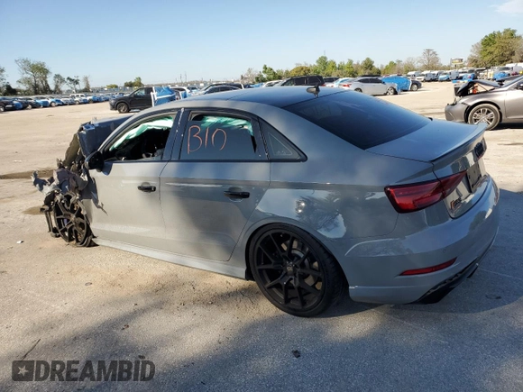 2019 Audi RS 3 with VIN WUABWGFF2KA900796, listed as a Copart auction lot 47544815 with 43,969 mi miles and Non repairable. Bid and sale history available at DreamBid. Image 2.