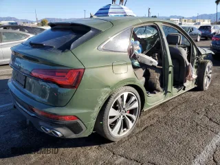 2021 Audi SQ5 Sportback Prestige with VIN WA134AFY1M2091675, listed as a Copart auction lot 80514314 with Not provided miles and Salvage title. Bid and sale history available at DreamBid. Image 3.
