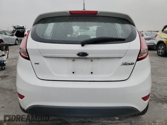 2017 Ford Fiesta SE with VIN 3FADP4EJ4HM159656, listed as a Copart auction lot 52824845 with 27,686 mi miles and Salvage Title. Bid and sale history available at carsss.com. Image 6.
